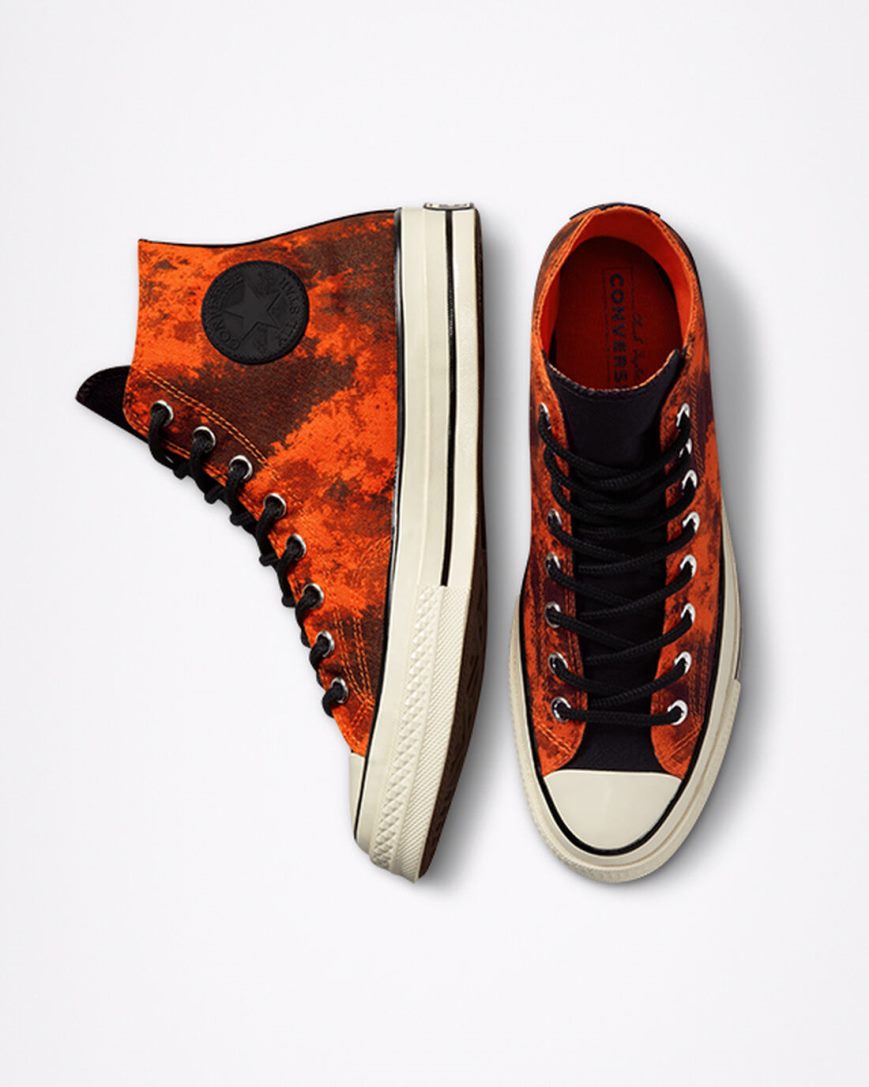 Dámské Boty Vysoké Converse Chuck 70 GORE-TEX® Oranžové Černé | CZ PVSU75